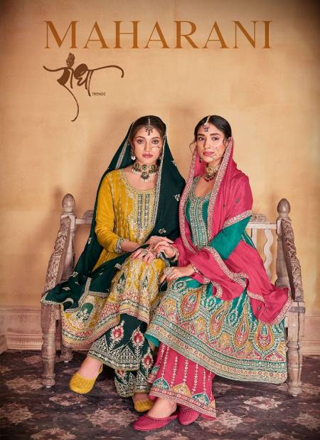 Maharani By Radha Trendz Chinon Wedding Wear Readymade Suits Suppliers In India